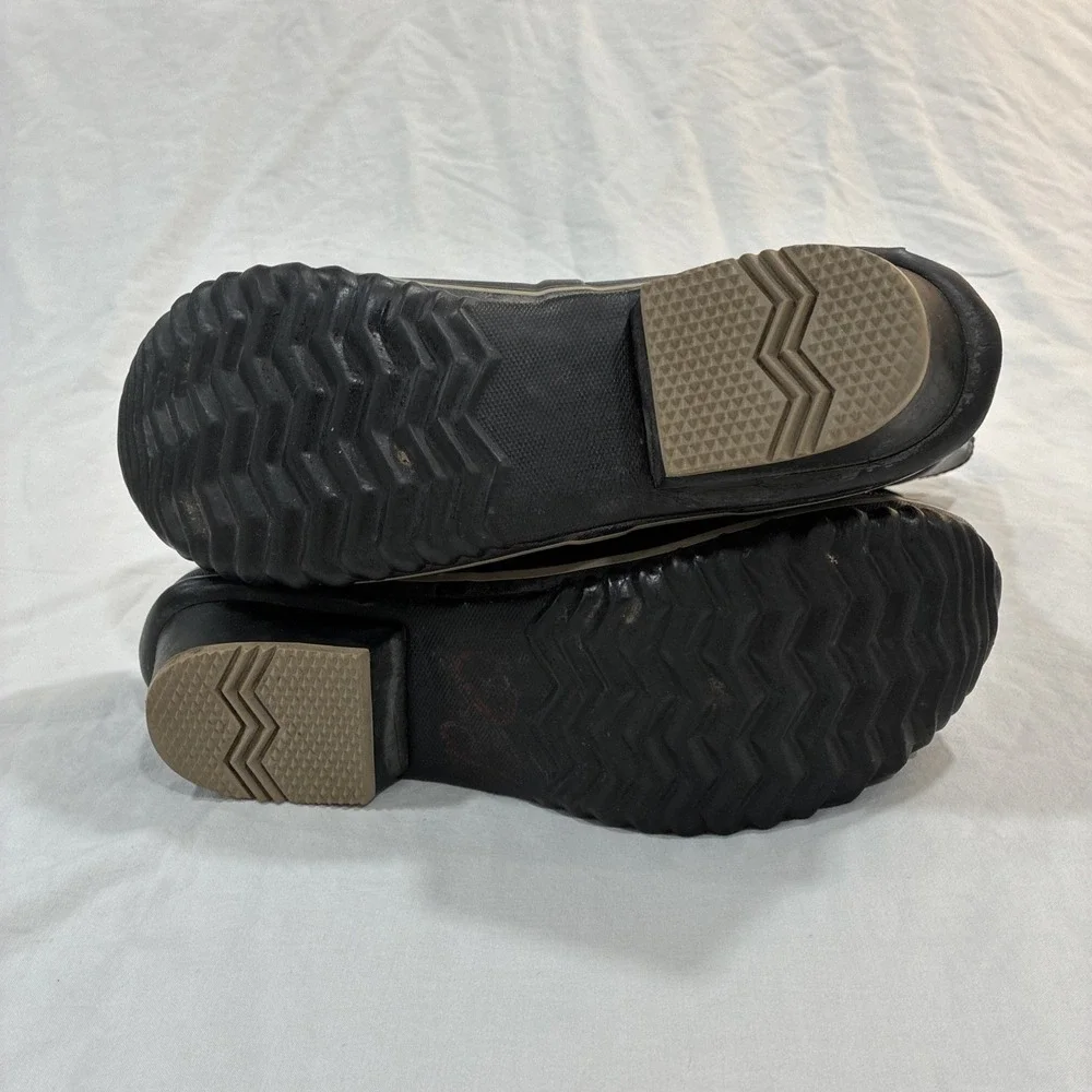 Sorel‎ Rain Boots Womens Size 6.5 1973 Waterproof Black Rubber